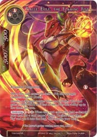 Pialle Eille, the Flaming Fist (Full Art) - The Time Spinning Witch - Force of Will card