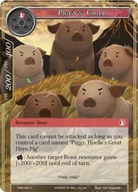 Piggy's Child - The Time Spinning Witch - Force of Will card