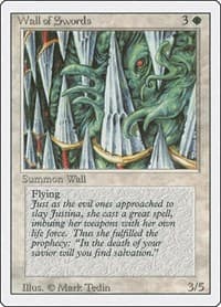 Wall of Swords - Revised Edition - Magic: The Gathering card