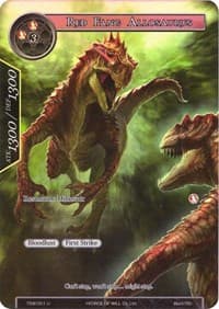 Red Fang Allosaurus (Full Art) - The Time Spinning Witch - Force of Will card