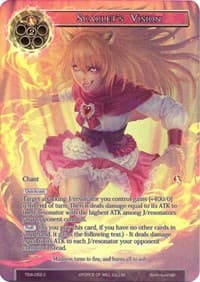Scarlet's Vision (Full Art) - The Time Spinning Witch - Force of Will card