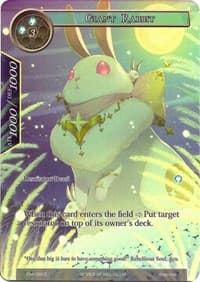 Giant Rabbit (Full Art) - The Time Spinning Witch - Force of Will card