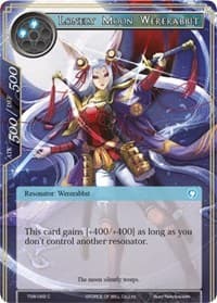 Lonely Moon Wererabbit - The Time Spinning Witch - Force of Will card