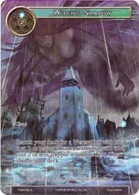 Witch's Shadow (Full Art) - The Time Spinning Witch - Force of Will card