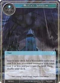 Witch's Shadow - The Time Spinning Witch - Force of Will card