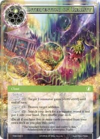 Intervention of Reality - The Time Spinning Witch - Force of Will card