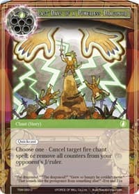 Last Days of a Powerless Dragonoid - The Time Spinning Witch - Force of Will card