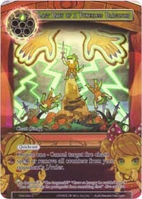 Last Days of a Powerless Dragonoid (Full Art) - The Time Spinning Witch - Force of Will card