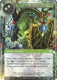 Leaf Guardsman - The Time Spinning Witch - Force of Will card