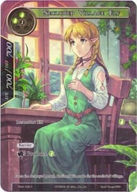 Secluded Village Elf (Full Art) - The Time Spinning Witch - Force of Will card