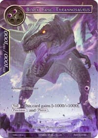 Black Fang Tyrannosaurus (Full Art) - The Time Spinning Witch - Force of Will card