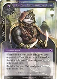 Black Star, Blazer Thieves Gang Leader - The Time Spinning Witch - Force of Will card