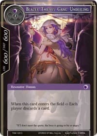 Blazer Thieves Gang Underling - The Time Spinning Witch - Force of Will card