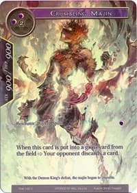 Crumbling Majin (Full Art) - The Time Spinning Witch - Force of Will card
