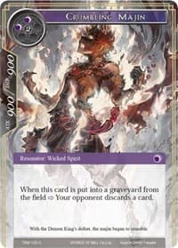 Crumbling Majin - The Time Spinning Witch - Force of Will card