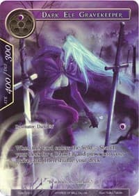 Dark Elf Gravekeeper (Full Art) - The Time Spinning Witch - Force of Will card