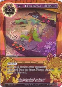 Evil Elemental Uprising (Full Art) - The Time Spinning Witch - Force of Will card