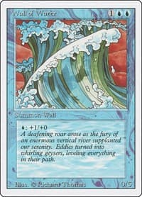 Wall of Water - Revised Edition - Magic: The Gathering card