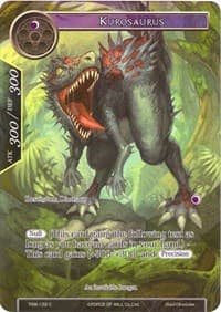 Kurosaurus (Full Art) - The Time Spinning Witch - Force of Will card