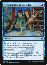 Accumulated Knowledge - Masters 25 - Magic: The Gathering card