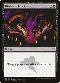 Diabolic Edict - Masters 25 - Magic: The Gathering card