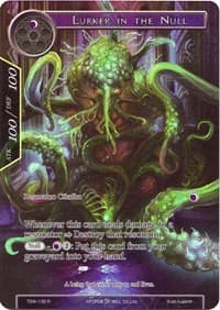 Lurker in the Null (Full Art) - The Time Spinning Witch - Force of Will card