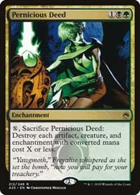 Pernicious Deed - Masters 25 - Magic: The Gathering card