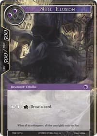 Null Illusion - The Time Spinning Witch - Force of Will card
