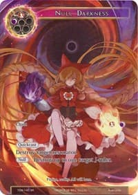 Null Darkness (Full Art) - The Time Spinning Witch - Force of Will card