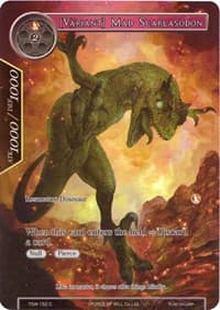 [Variant] Mad Scarlasodon (Full Art) - The Time Spinning Witch - Force of Will card