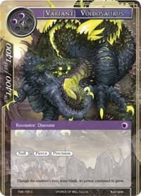 [Variant] Voidosaurus - The Time Spinning Witch - Force of Will card