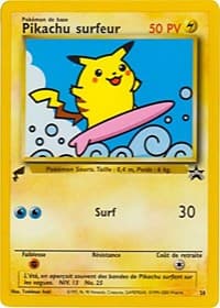 Pikachu (Surfing) - Pikachu World Collection Promos - Pokemon card