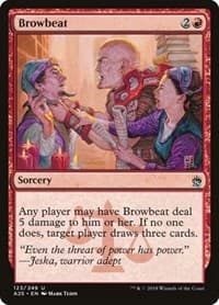 Browbeat - Masters 25 - Magic: The Gathering card