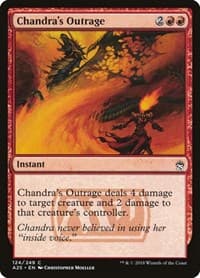 Chandra's Outrage - Masters 25 - Magic: The Gathering card