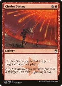Cinder Storm - Masters 25 - Magic: The Gathering card