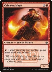 Crimson Mage - Masters 25 - Magic: The Gathering card