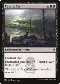 Caustic Tar - Masters 25 - Magic: The Gathering card