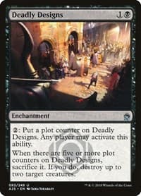 Deadly Designs - Masters 25 - Magic: The Gathering card