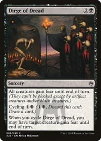 Dirge of Dread - Masters 25 - Magic: The Gathering card