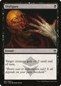 Disfigure - Masters 25 - Magic: The Gathering card