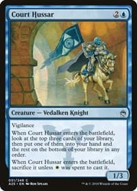 Court Hussar - Masters 25 - Magic: The Gathering card