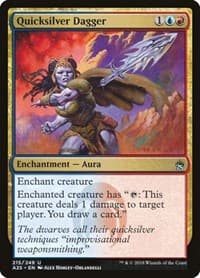 Quicksilver Dagger - Masters 25 - Magic: The Gathering card