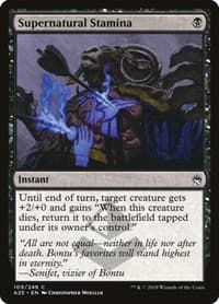 Supernatural Stamina - Masters 25 - Magic: The Gathering card