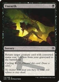 Unearth - Masters 25 - Magic: The Gathering card