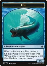 Fish Token (005) - Masters 25 - Magic: The Gathering card