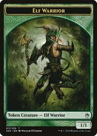 Elf Warrior Token (011) - Masters 25 - Magic: The Gathering card