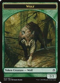 Wolf Token (013) - Masters 25 - Magic: The Gathering card
