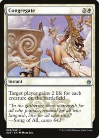 Congregate - Masters 25 - Magic: The Gathering card