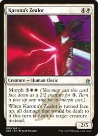 Karona's Zealot - Masters 25 - Magic: The Gathering card