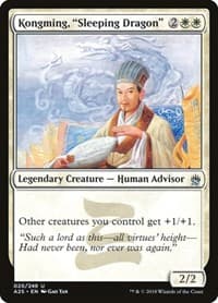 Kongming, "Sleeping Dragon" - Masters 25 - Magic: The Gathering card